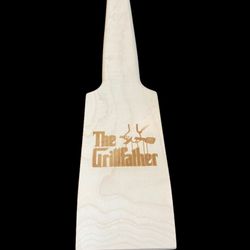 HBA Engraving & More - Maple BBQ Scraper, engraved with your personalized quote.