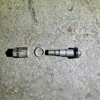 Valero - My valve stem and the missing TPMS sensor they threw away without telling me when  they changed my tire. - Gas Stations Near Me - San Francisco, California
