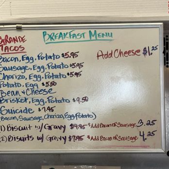 Willie's Burgers & BBQ - Breakfast menu - Breakfast & Brunch Near Me - Spicewood, Texas