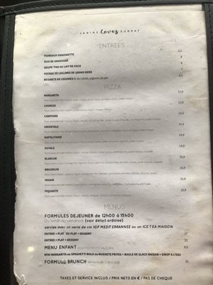 Menu photo 4 Janine loves Sunday Paris, 75 Menu photo 4 Janine loves Sunday Paris, 75