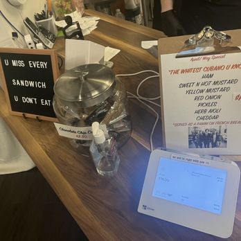 Break Bread - The sandwich we ordered: "The whitest Cubano u know"  + bacon jam - Sandwiches Near Me - Portland, Oregon