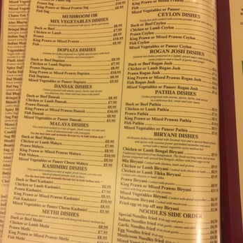 Spices - Menu - Indian Near Me - London, XGL Spices - Menu - Indian Near Me - London, XGL