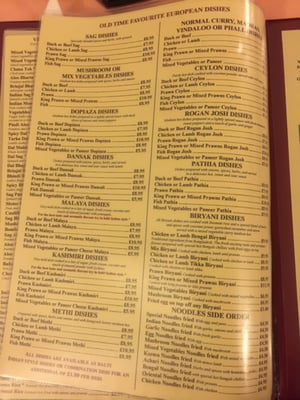 Menu photo 1 Spices London, XGL Menu photo 1 Spices London, XGL