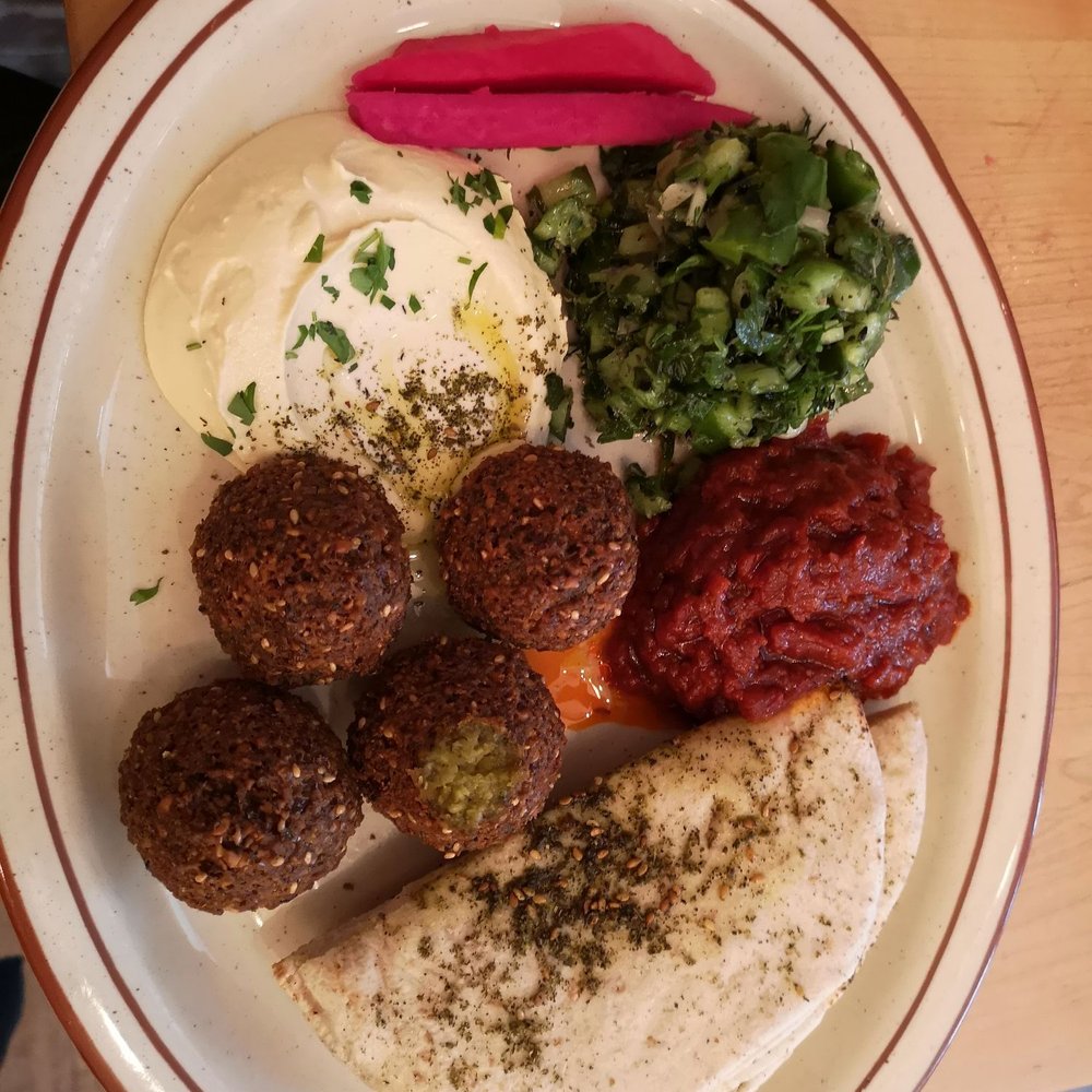Falafel plate Falafel plate