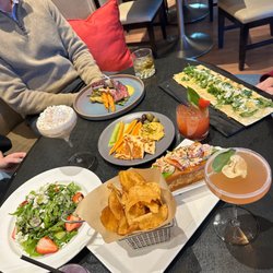 Bar 10 - Lobster roll, lamb, flatbread, salad, hummus, and seasonal cocktails
