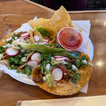 Tacos My Blessing - Three campechano tacos - Food Trucks Near Me - Saint Augustine, Florida