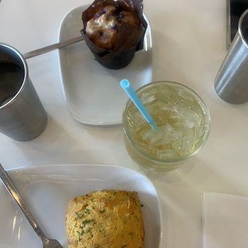 Sweet Bloom Coffee Roasters - Sweet potato biscuit, blueberry muffin, and the green tea - Coffee & Tea Near Me - Westminster, Colorado Sweet Bloom Coffee Roasters - Sweet potato biscuit, blueberry muffin, and the green tea - Coffee & Tea Near Me - Westminster, Colorado