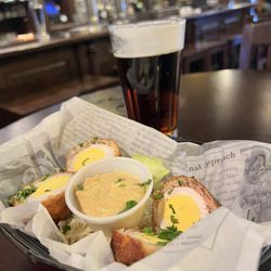 Celtic Cowboy - It's been two years since I visited the CC. I was a bit disappointed in the Scotch eggs today as they were quite overcooked. Oh well!