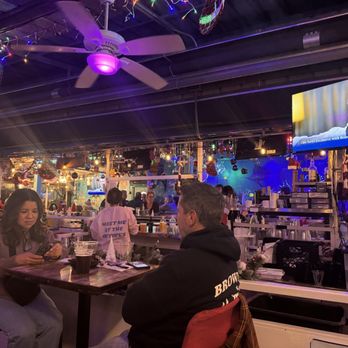 Octopus' Beer Garden - Christmas themed pop up decor - Beer Gardens Near Me - Mount Clemens, Michigan