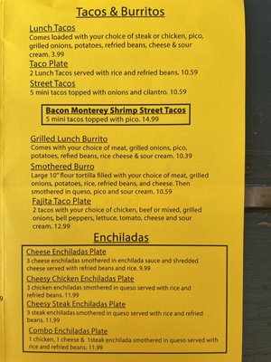 Menu photo 4 Taco's by The Trax Trinity, TX