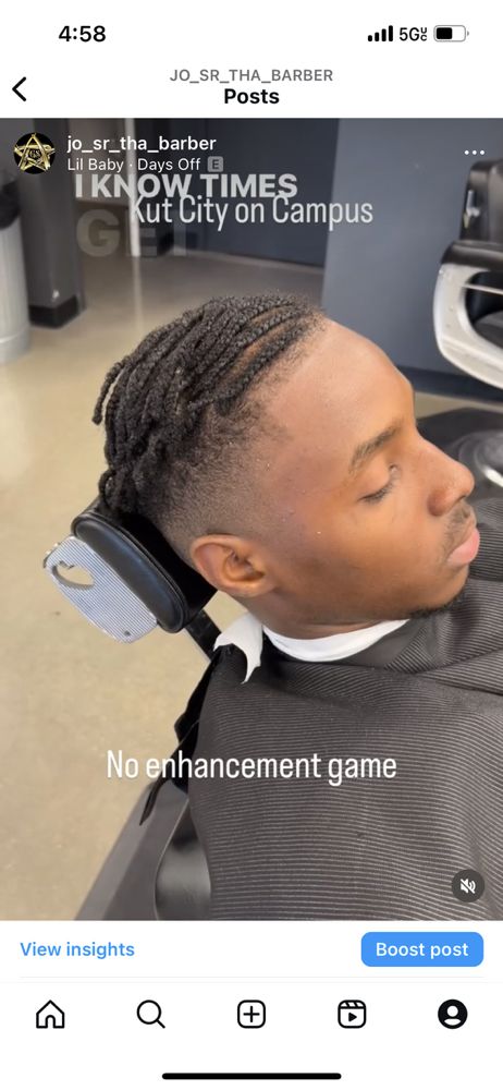 Joseph Sr The Barber Logo