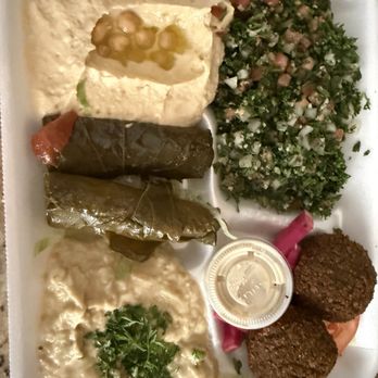 Raouche Cafe - Mezze sampler - Halal Near Me - Falls Church, Virginia Raouche Cafe - Mezze sampler - Halal Near Me - Falls Church, Virginia