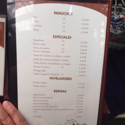 Menu photo 2 Fonda 99.99 México, D.F., DIF