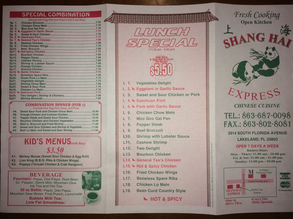 Shanghai Express Takeout Delivery 19 Photos 29 Reviews Chinese 2914 S Florida Ave Lakeland Fl Restaurant Reviews Phone Number Menu Yelp