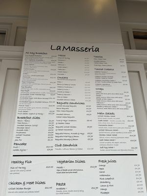 Menu photo 1 La Masseria London, XGL Menu photo 1 La Masseria London, XGL