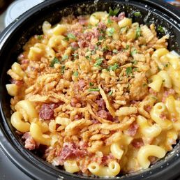 Garlic Bacon Crunch Mac Duo