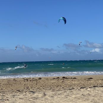 Trópica Beach Hotel - The beach. There is kite boarding school just next door. - Hotels Near Me - San Juan, Puerto Rico