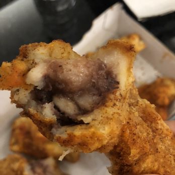 Buffalo Wild Wings - Three pieces were fused together. When pulled apart- fat and black/dark insides...and fat - Sports Bars Near Me - Racine, Wisconsin Buffalo Wild Wings - Three pieces were fused together. When pulled apart- fat and black/dark insides...and fat - Sports Bars Near Me - Racine, Wisconsin
