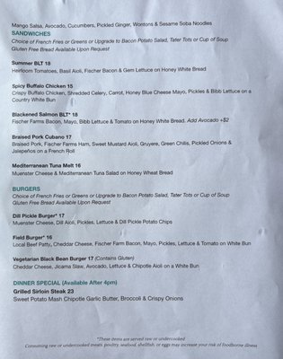 Menu photo 6 Heather's Minneapolis, MN