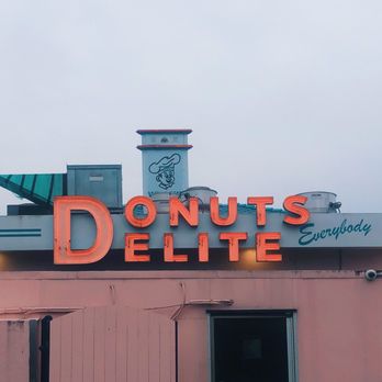 Donuts Delite - Cute Retro Sign - Donuts Near Me - Rochester, New York