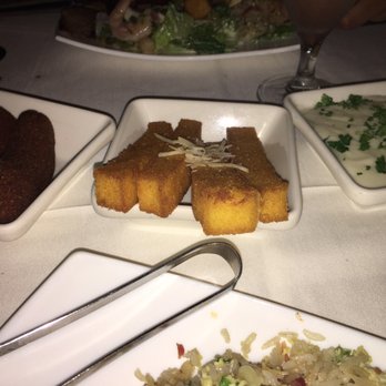 Chima Steakhouse - Fried sweet plantain (left) -good! Yuca fries (middle)- super good!!  mash potato (left)- the best!!!!! - Steakhouses Near Me - Charlotte, North Carolina