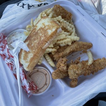 Raising Cane's Chicken Fingers - Largest combo - Fast Food Near Me - Carson, California Raising Cane's Chicken Fingers - Largest combo - Fast Food Near Me - Carson, California