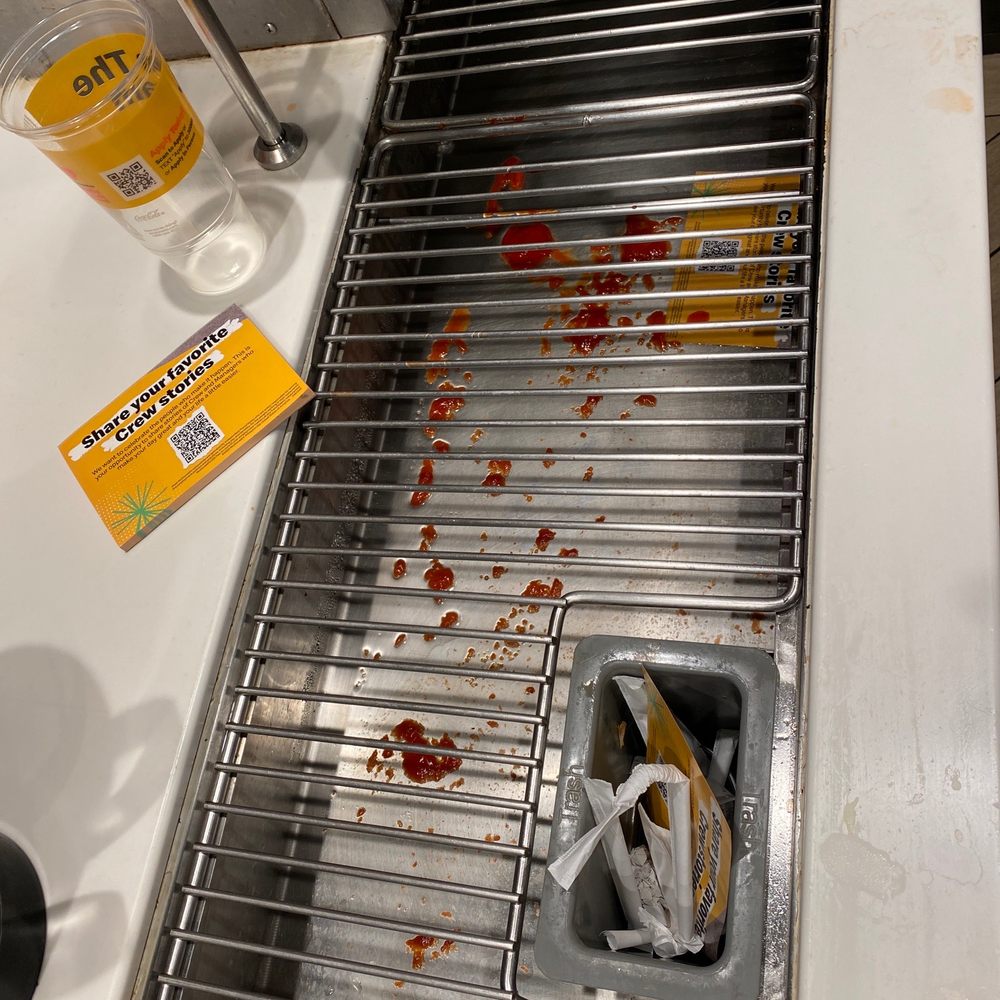 Disgusting drink grate