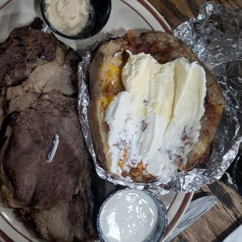 The Fruit Yard - Prime rib with loaded potato - Fruits & Veggies Near Me - Modesto, California