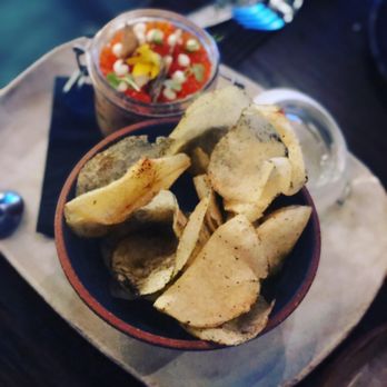 Sparrow + Wolf - Reverence steelhead trout " chips and dip" fanciest chip dip I've ever eaten! - New American Near Me - Las Vegas, Nevada Sparrow + Wolf - Reverence steelhead trout " chips and dip" fanciest chip dip I've ever eaten! - New American Near Me - Las Vegas, Nevada