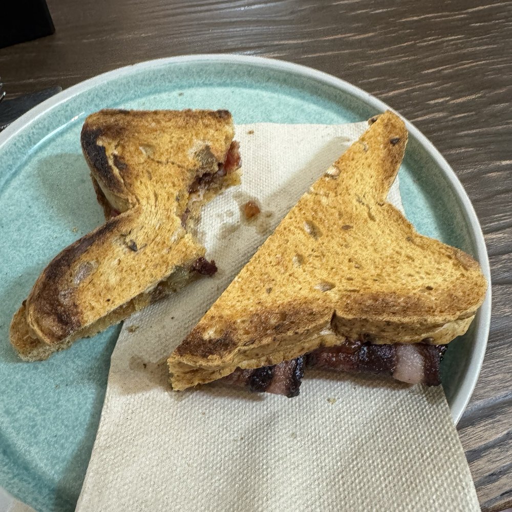 Mischief On Guyton - Gluten free bacon buttie - Breakfast & Brunch Near Me - Whanganui, MWT Mischief On Guyton - Gluten free bacon buttie - Breakfast & Brunch Near Me - Whanganui, MWT