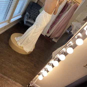 House of Deane - She did the Bustle here- connecting my long train to my dress for easier walking! - Sewing & Alterations Near Me - Bellevue, Nebraska House of Deane - She did the Bustle here- connecting my long train to my dress for easier walking! - Sewing & Alterations Near Me - Bellevue, Nebraska