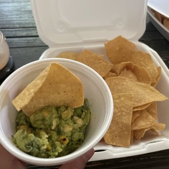 Pacos Tacos - Corn guacamole ! Fresh and vibrant !!! - Food Trucks Near Me - De Pere, Wisconsin