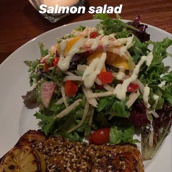Seasons 52 - Amazing salmon salad - New American Near Me - Costa Mesa, California