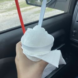 Kickin Ice - Clear coconut 12 oz snow cone