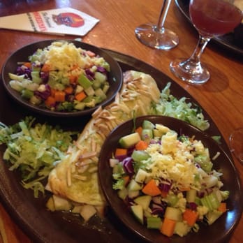 Montezuma's - Chicken burrito with extra salad - Mexican Near Me - North Adelaide, SA Montezuma's - Chicken burrito with extra salad - Mexican Near Me - North Adelaide, SA