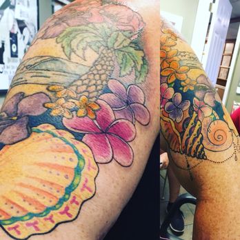 Excalibur Tattoo - Colorful cover and addition - Tattoo Near Me - Augusta, Georgia