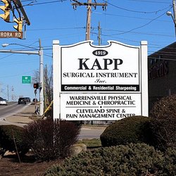 Cleveland Spine and Pain Management Center - Our signage at the corner of Warrensville Cente Rd and Aurora Rd.