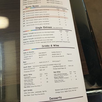 PK Sushi - Back of Menu - Sushi Bars Near Me - Rocklin, California PK Sushi - Back of Menu - Sushi Bars Near Me - Rocklin, California