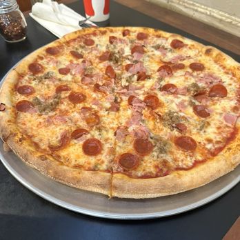 Pino's Pizza Al Centro - Pepperoni Sausage and ham. Salty. Had to remove toppings and it was still salty. I would try it again. Sauce and crust were top tier. - Italian Near Me - Phoenix, Arizona Pino's Pizza Al Centro - Pepperoni Sausage and ham. Salty. Had to remove toppings and it was still salty. I would try it again. Sauce and crust were top tier. - Italian Near Me - Phoenix, Arizona