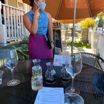 Third Street Wine Shop - Wine Flight presented by our lovely hostess/wine conissiour - Wine Bars Near Me - La Verne, California Third Street Wine Shop - Wine Flight presented by our lovely hostess/wine conissiour - Wine Bars Near Me - La Verne, California