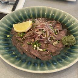 Beef carpaccio