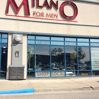Milano For Men - Store front - Men's Clothing Near Me - Red Deer, Alberta