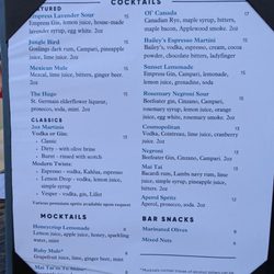 The Royal Vancouver Yacht Club - Drinks