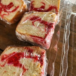 Georgeos BBQ and Catering - Her mommas pound cake...don't forget to ask what the dessert of the day is.