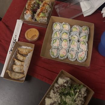 Sushibruce Ya - California Roll , Playboll Roll , Crunchy Shrimp Tempura , Gyoza - Japanese Near Me - Baltimore, Maryland Sushibruce Ya - California Roll , Playboll Roll , Crunchy Shrimp Tempura , Gyoza - Japanese Near Me - Baltimore, Maryland