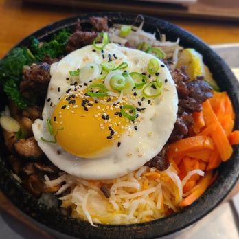 Pike Kitchen - Dolsot (stone pot) Bulgari binimbop. - Korean Near Me - Rockville, Maryland Pike Kitchen - Dolsot (stone pot) Bulgari binimbop. - Korean Near Me - Rockville, Maryland