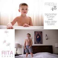 Rita Coury Photography - FRESH 48 - Natural soft light. Peaceful sessions in your home to welcome baby.