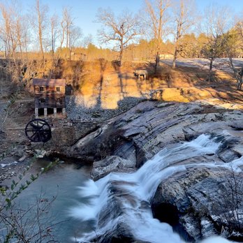 McGalliard Falls Park - Beautiful viewing platforms - Local Flavor Near Me - Valdese, North Carolina