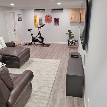 Smiff's Remodeling - the finished basement - General Contractors Near Me - North Olmsted, Ohio