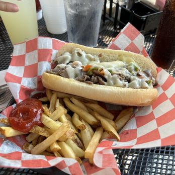 Speedo's Harborside Pub and Grill - Philly cheesesteak and fries. - American Near Me - Lake Geneva, Wisconsin